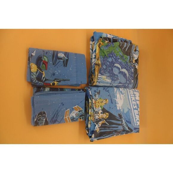 Star Wars The Empire Strikes Back 1979 Twin Sheets 1 fitted,1 flat, 2 Pillowcase - Picture 5 of 5
